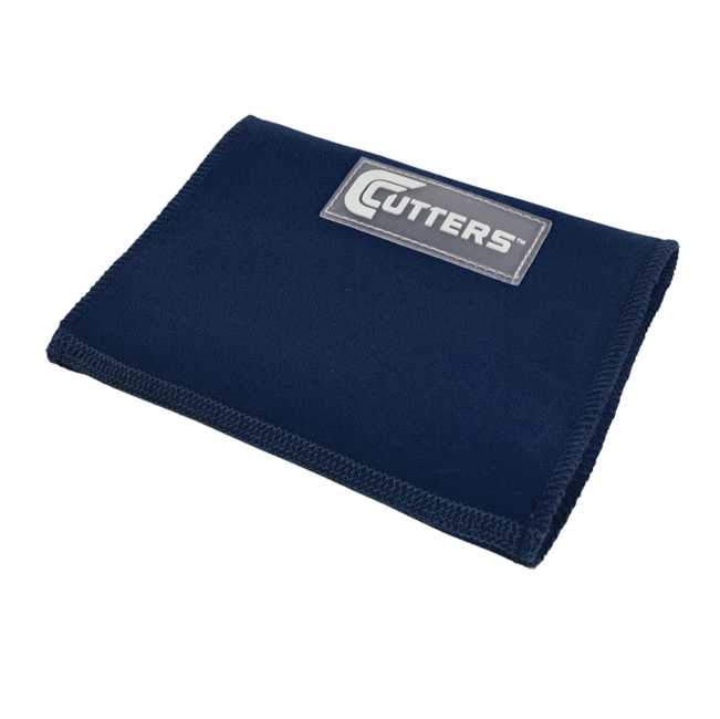 Cutters 0197 Triple Playmaker Wrist Coach Wristband - NAVY